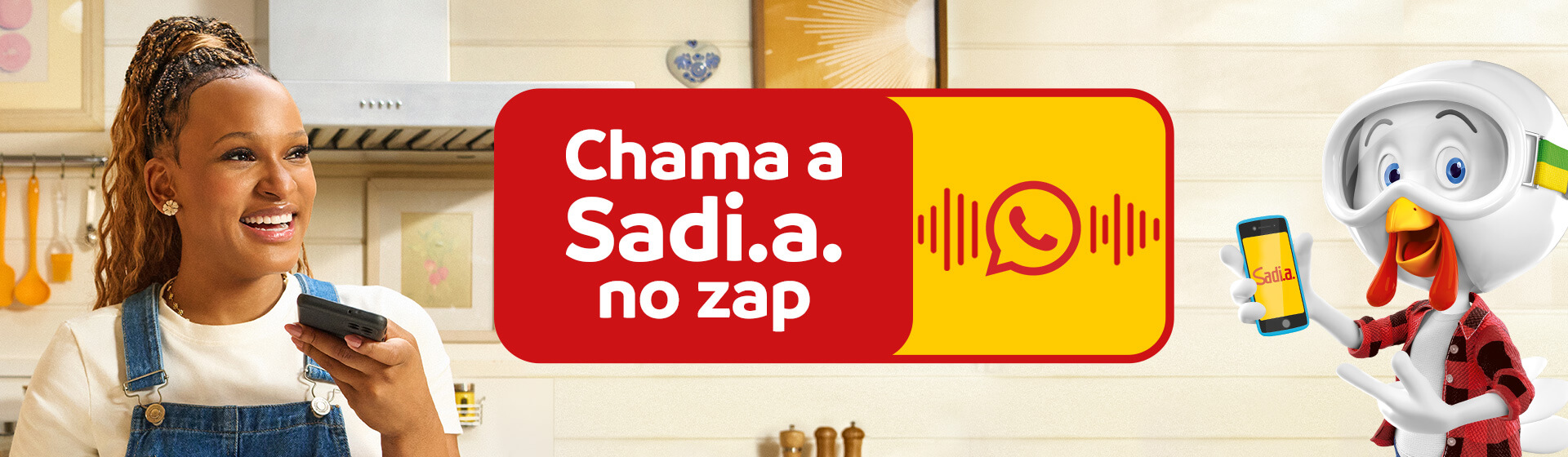 Chama a Sadia no Zap